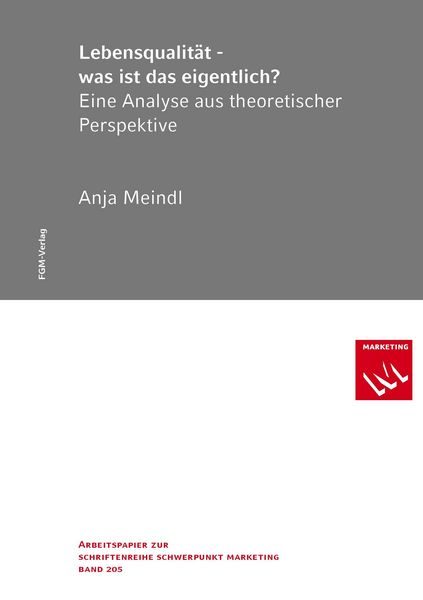 Lebensqualität - was ist das eigentlich?