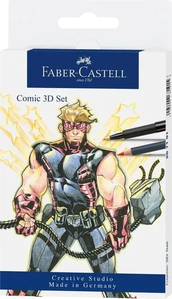 Faber-Castell - Tuschestifte in Atelierbox, Multicolor