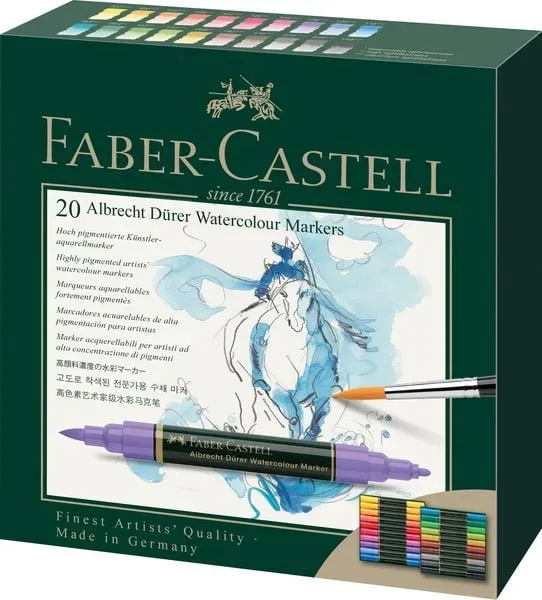 Faber-Castell - Aquarellmarker-Set, Multicolor