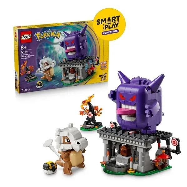 LEGO Pokémon SMART Play: Tragossos und Gengars Gruselduell kompatibles Set 72166