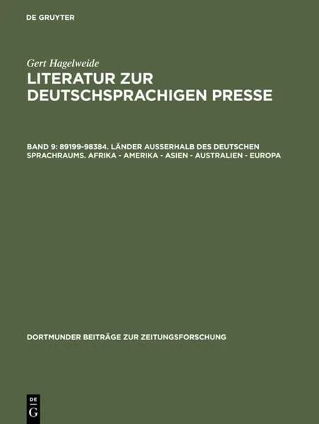 89199?98384. Länder außerhalb des deutschen Sprachraums. Afrika - Amerika - Asien - Australien - Europa