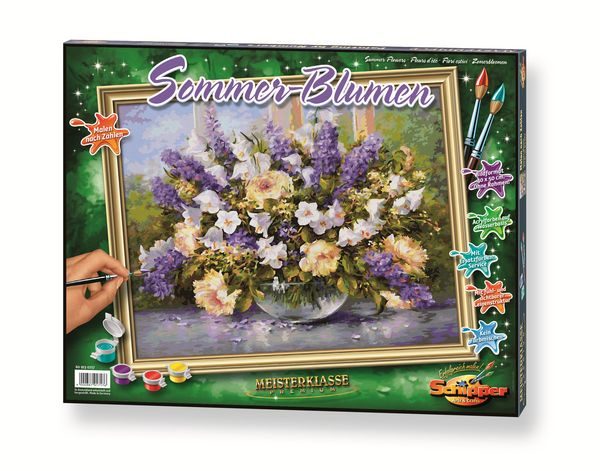 Malen nach Zahlen - Sommerblumen