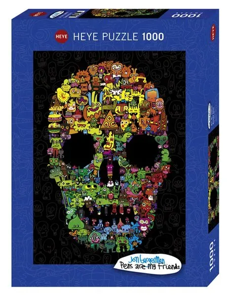 Doodle Skull Puzzle