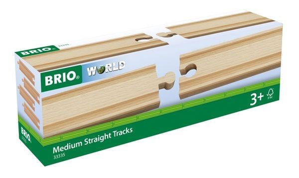 BRIO Eisenbahn 2/3 gerade Gleise 144mm