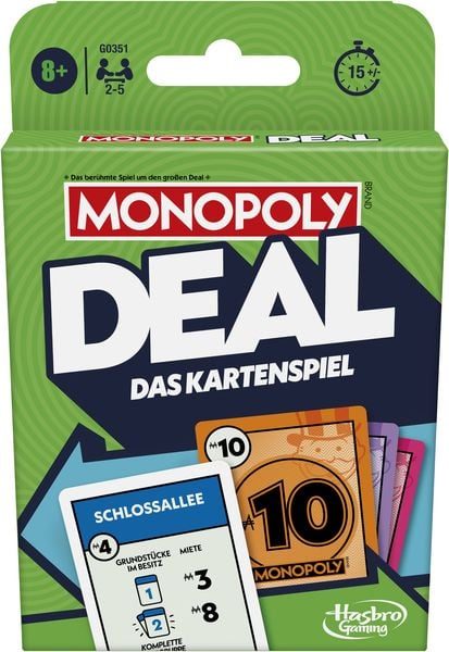 Monopoly -  Deal, Deutsch, Multicolor
