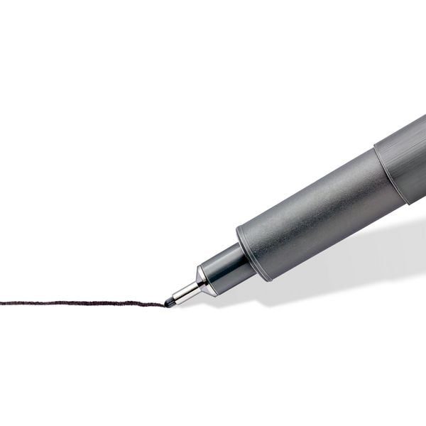 Staedtler Fineliner pigment liner 308 6 St./Pack. Orange, Rot, Violett, Blau, Grün, Braun 0.5 mm 30805-SSB6 1 Pckg.