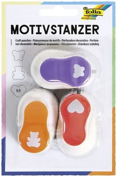 Folia Motivstanzer-Set | 3 Stück