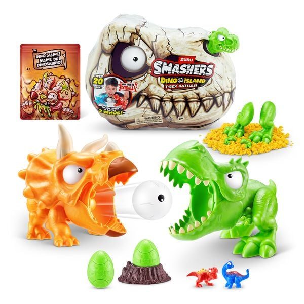 Zuru - Smashers Dino Island Rex Bat, Überraschungspack, Multicolor