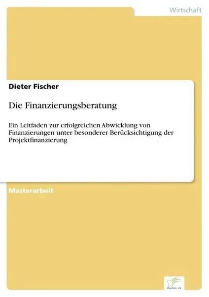 Die Finanzierungsberatung