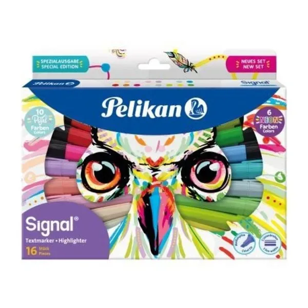 Pelikan - Textmarker Set, 29.3X19X2.2CM, Multicolor