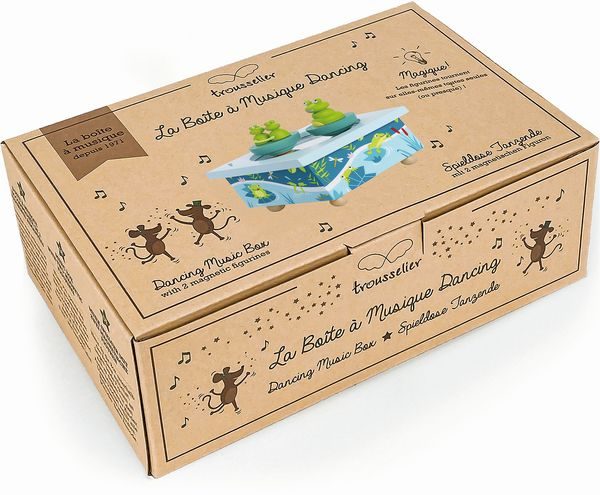 trousselier Spieluhr FROSCH in grün