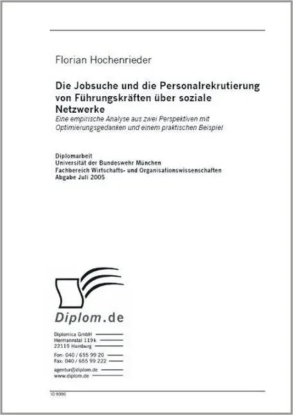 Die Jobsuche und die Personalrekrutierung von Führungskräften über soziale Netzwerke