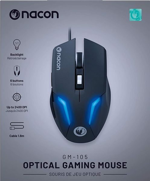 Nacon Na333602 - Gaming Mouse (Schwarz)