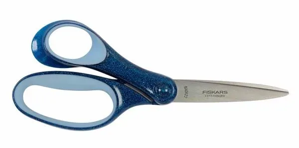 FISKARS Schulschere 18cm 1067862 blau, Linksh&auml;nder