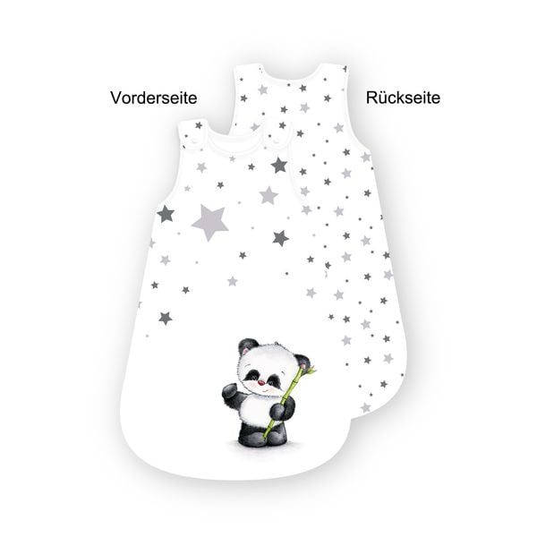 Herding Premium-Schlafsack Panda - weiß - Gr.70 cm