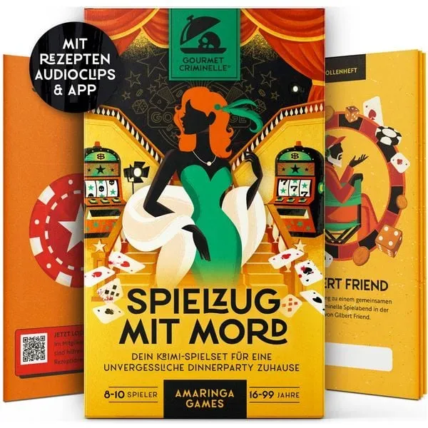 Gourmet Criminelle Partyspiel Spielzug mit Mord
