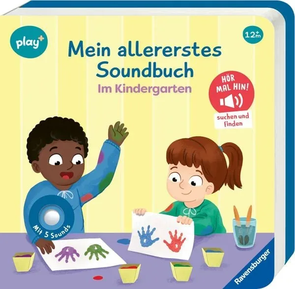 Ravensburger - play+ Mein allererstes Soundbuch: Im Kindergarten, deutsch, Multicolor