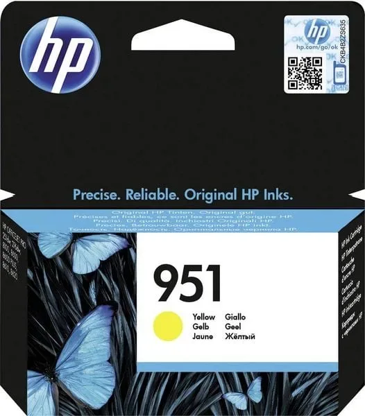 HP Tintenpatrone 951 yellow CN052AE OfficeJet Pro 8100 700 S.