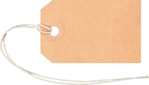 BIELLA Anh&auml;nge-Etiketten 35x55mm 561055.00 braun 50 St&uuml;ck