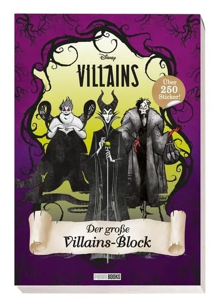 Panini - Disney Villains: Der grosse Villains-Block, Multicolor