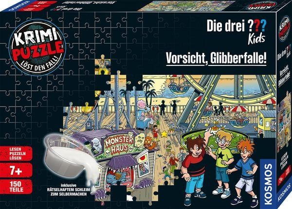 Krimi-Puzzle Die drei ??? Kids: Vorsicht Glibberfalle