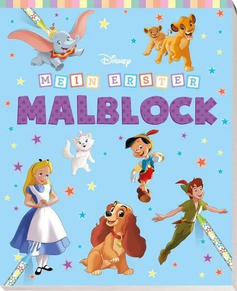 Panini - Disney: Mein erster Malblock, Multicolor