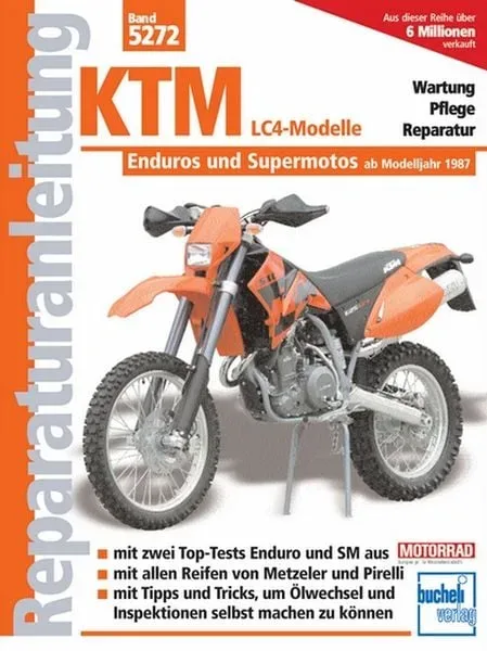 Motorbuch-Verlag Reparaturanleitung Motorbuch KTM LC4 (1987 bis 2006) - Motorradzubehör - Werkstattzubehör