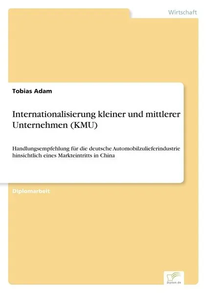 Internationalisierung kleiner und mittlerer Unternehmen (KMU)