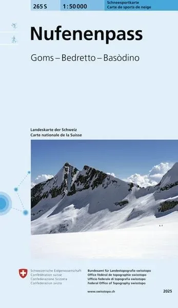 265S Nufenenpass Schneesportkarte