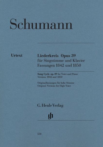 Liederkreis op.39, Gesang und Klavier