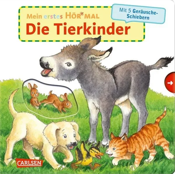 Carlsen - Mein erstes Hör mal (Soundbuch ab 1 Jahr): Die Tierkinder, Trapp, Kyrima/ Trapp, Kyrima (Illustrationen), Multicolor