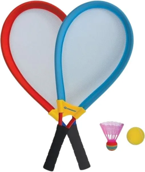 Schildkröt 970150 - Giant Racket Set, Federball Schläger Set