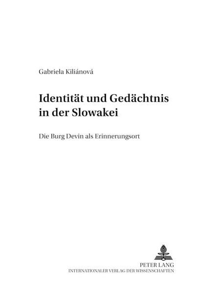 Identität und Gedächtnis in der Slowakei
