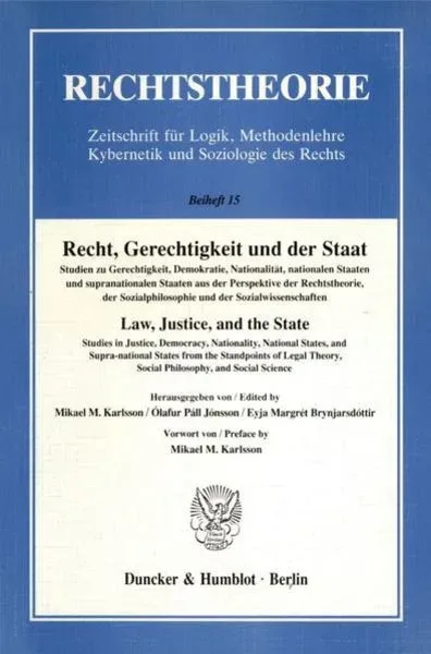 Recht, Gerechtigkeit und der Staat.