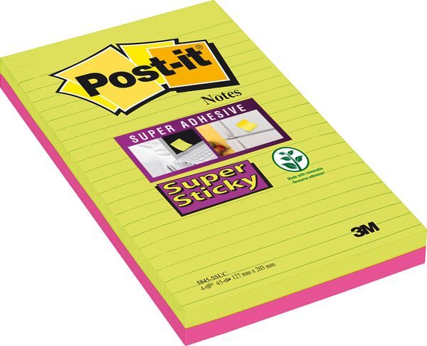 Post-It 5845-Sseu - (Grün/Pink)