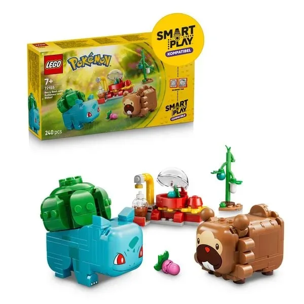 LEGO Pokémon SMART Play: Beerenfete mit Bisasam und Bidiza kompatibles Set 72155