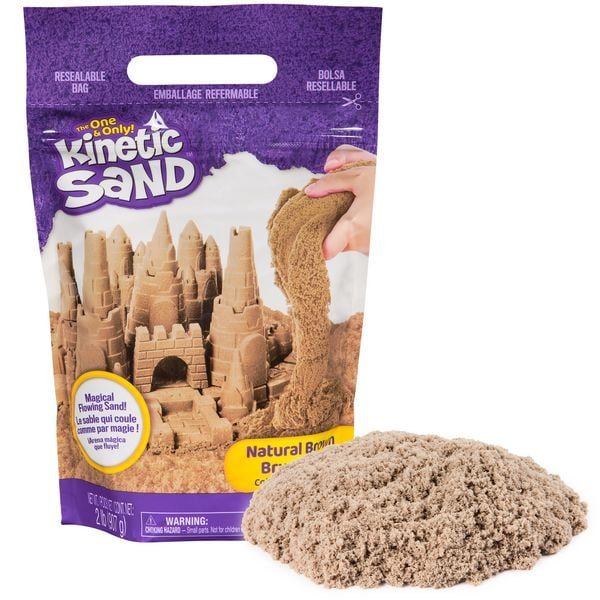 Kinetic Sand - Kinetic Sand, magischer Indoor-Spielsand, Braun