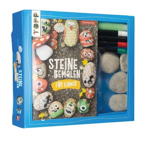 Frechverlag - Topp Kreativ-Set Steine bemalen