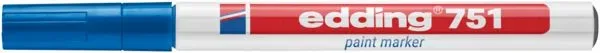 edding 751 Lackmarker Fein Rundspitze Blau