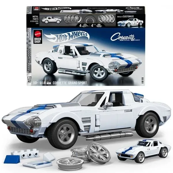 Mattel - Hot Wheels Elite Series Corvette, Multicolor
