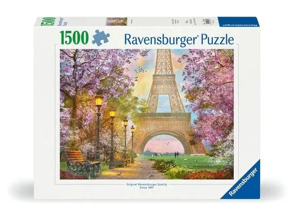 Ravensburger - Puzzle Verliebt in Paris, 1500 Teile, Multicolor