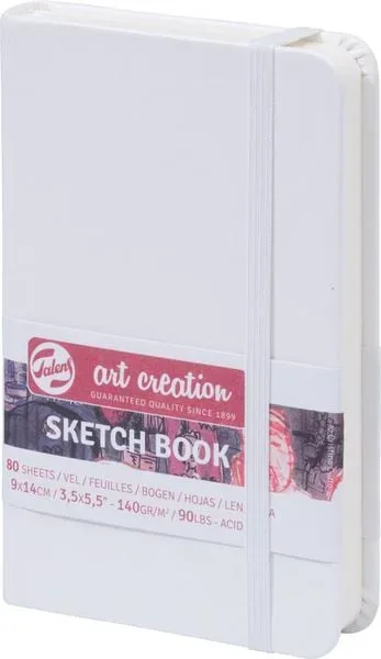 Skizzenbuch 9x14 weiss
