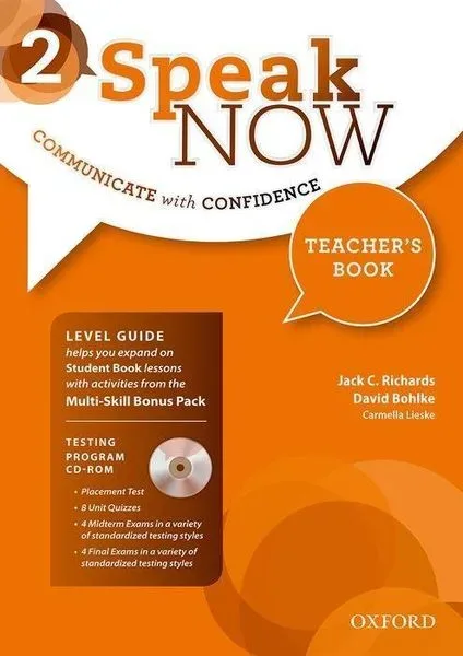 Speak Now: 2: Teacher's Book with Testing CD-ROM