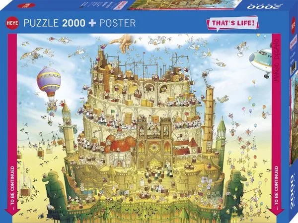 Heye - Marino Degano Puzzle High Above, 2000 Teile, Multicolor