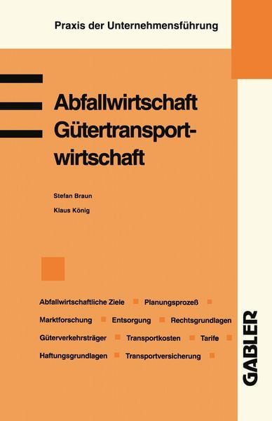 Abfallwirtschaft, Gütertransportwirtschaft