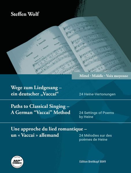 Wege zum Liedgesang - tiefe Stimme, m. Audio-CD
