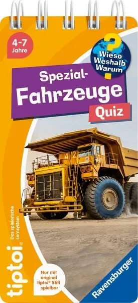 tiptoi - ® WWW Quiz Spezialfahrzeuge, deutsch, Multicolor