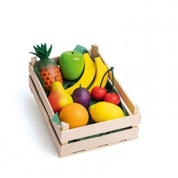 Erzi Sortiment OBST 10-teilig in bunt