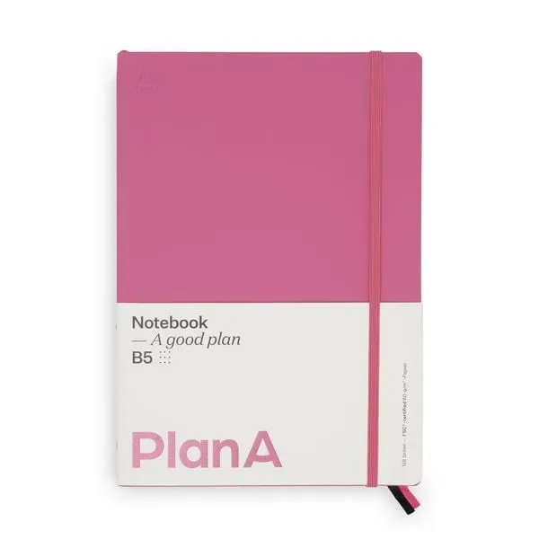 Notizbuch B5 Softcover Candy Pink Punktiert, 128 Seiten