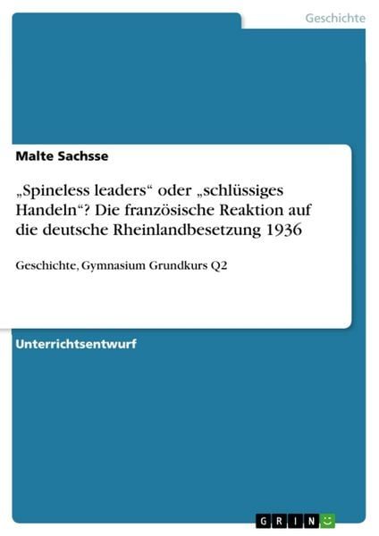 Spineless leaders oder 